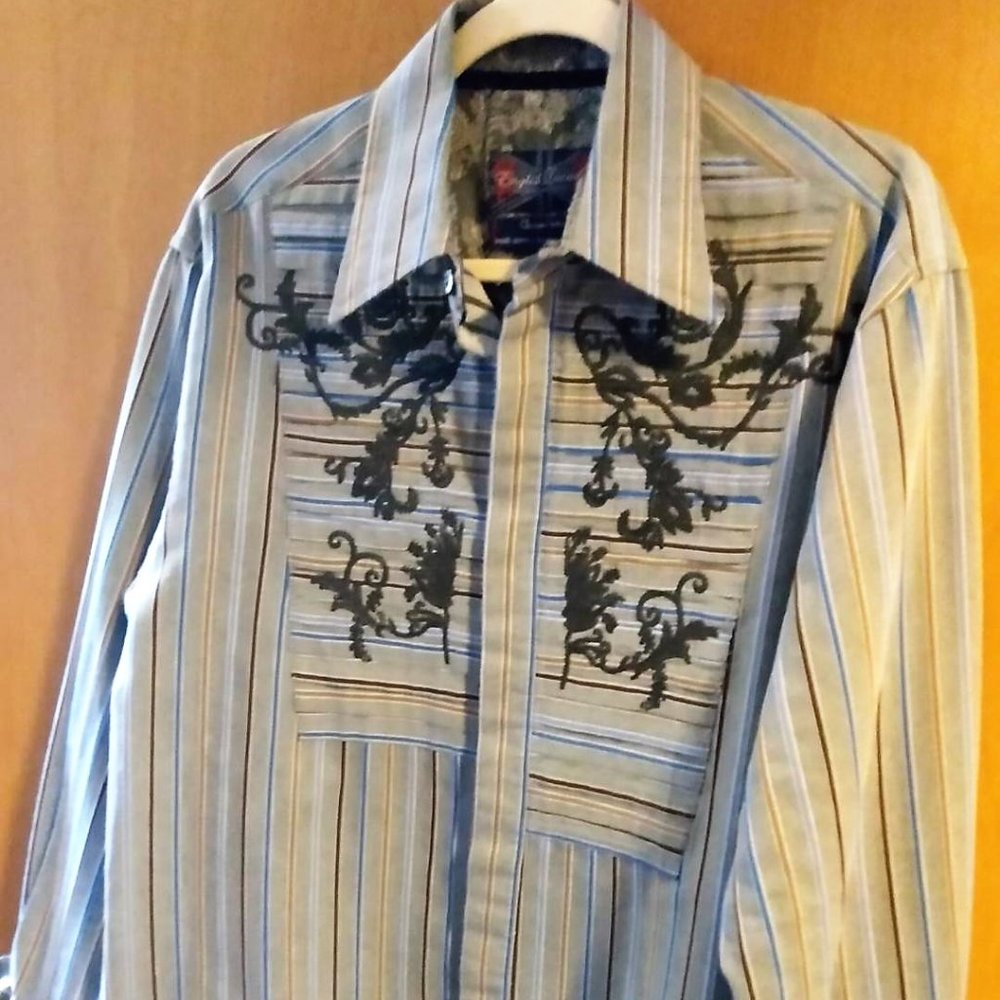 Christopher Wicks English Laundry Button Down Men’s Long sleeve shirt NEW.